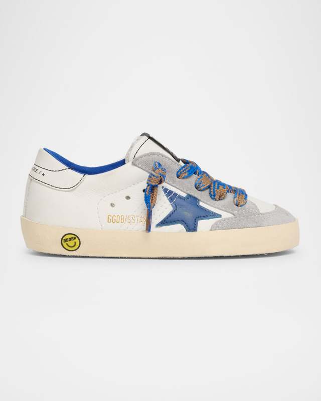 Boy's Super Star Young Leather and Suede Sneakers, Baby/Toddlers